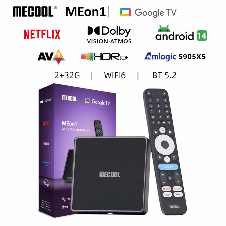 Медиаплеер Mecool MEon1 2/32Gb Amlogic S905X5M WIFI6, фото №1
