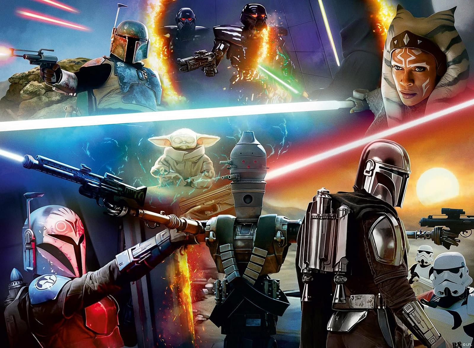 Пазл Ravensburger Star Wars The Mandalorian 300 элементов XXL 300PXXL FEUX CROISES, фото №2