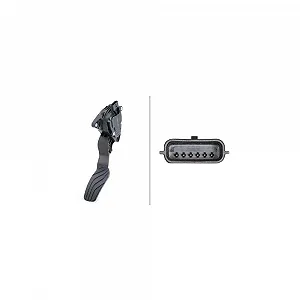 Датчик положення педалі акселератора HELLA 6PV 009 978-801 для NISSAN - Фото 1