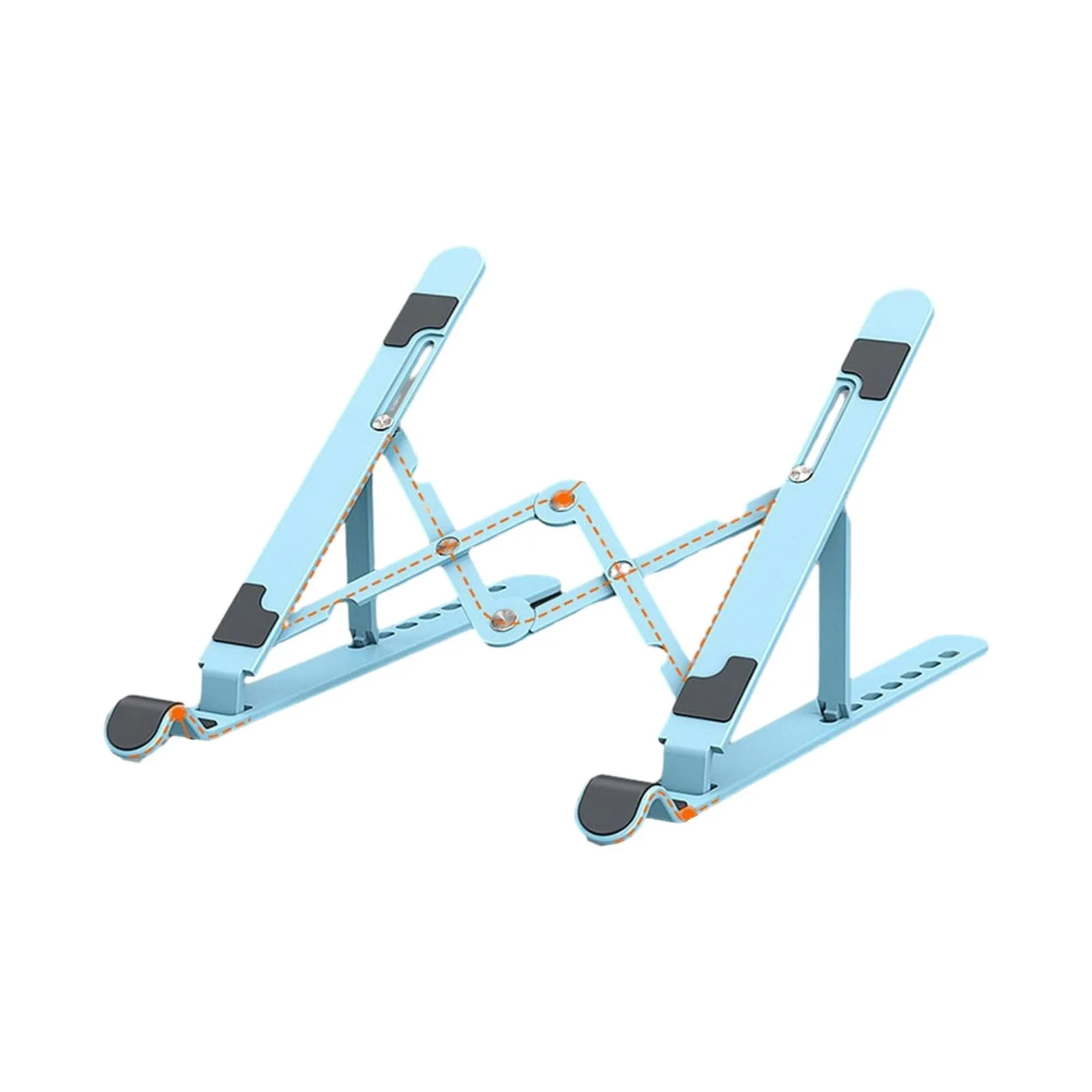 Подставка для ноутбука A2 Регулируемая Легкая Складная Портативная Пластиковая - Голубая, фото №1