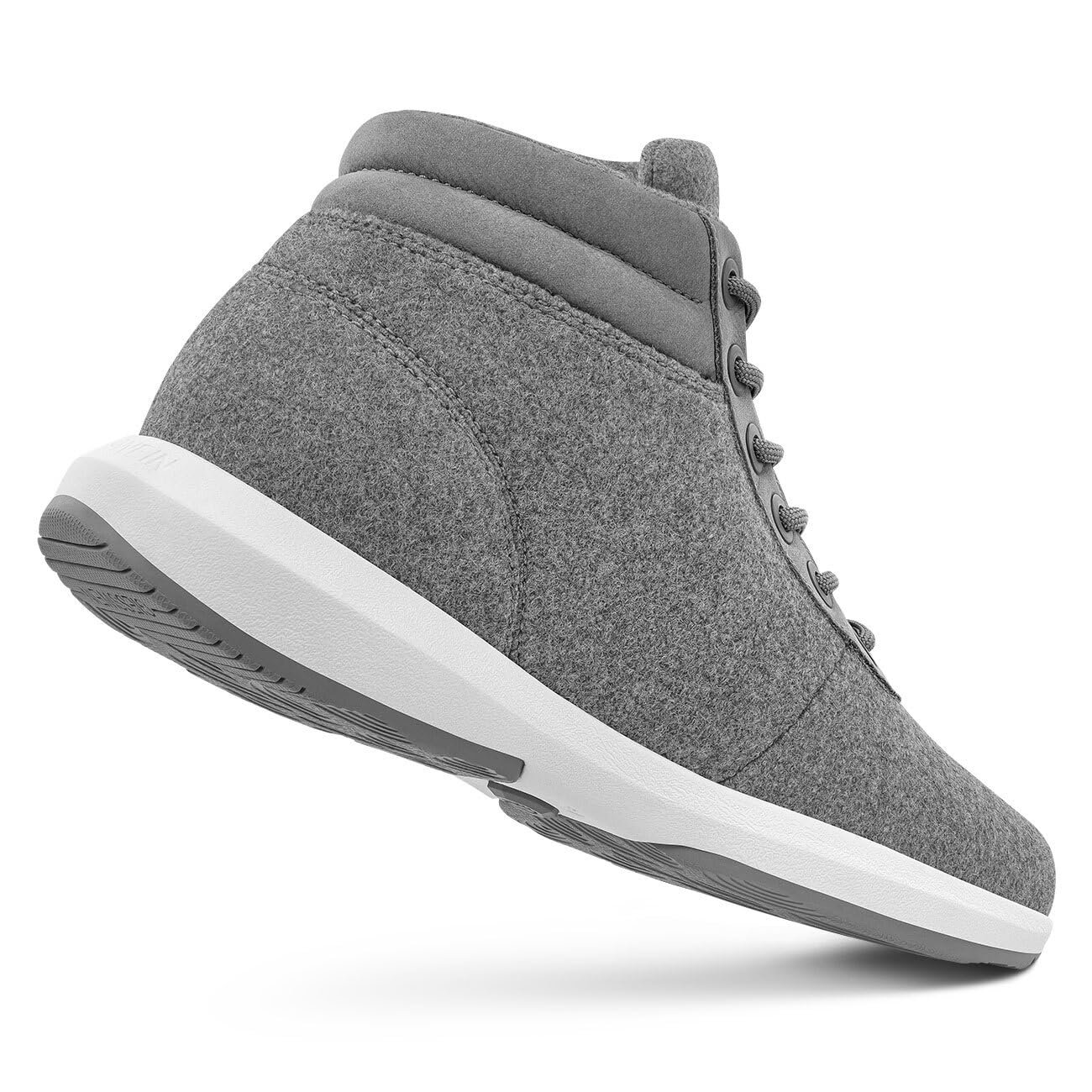 Кросівки GIESSWEIN Wool High Top Чоловічі - Зимові Кросівки з мериносової вовни для чоловіків, утеплені зимові Кросівки для снігу, зимові Кросівки для активного відпочинку з мериносової вовни, фото №7