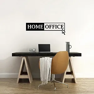 Наклейка на стену WANDKINGS Home Office с указателем мыши 50 x 15 см Черная synthetic.ua - Фото 1