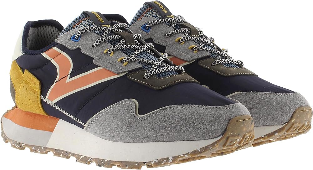 Кеди Victoria 1985 Низькі Wing Нейлон і Спліт Шкіра Деталі та Зубчаста Підошва 8803113, фото №5