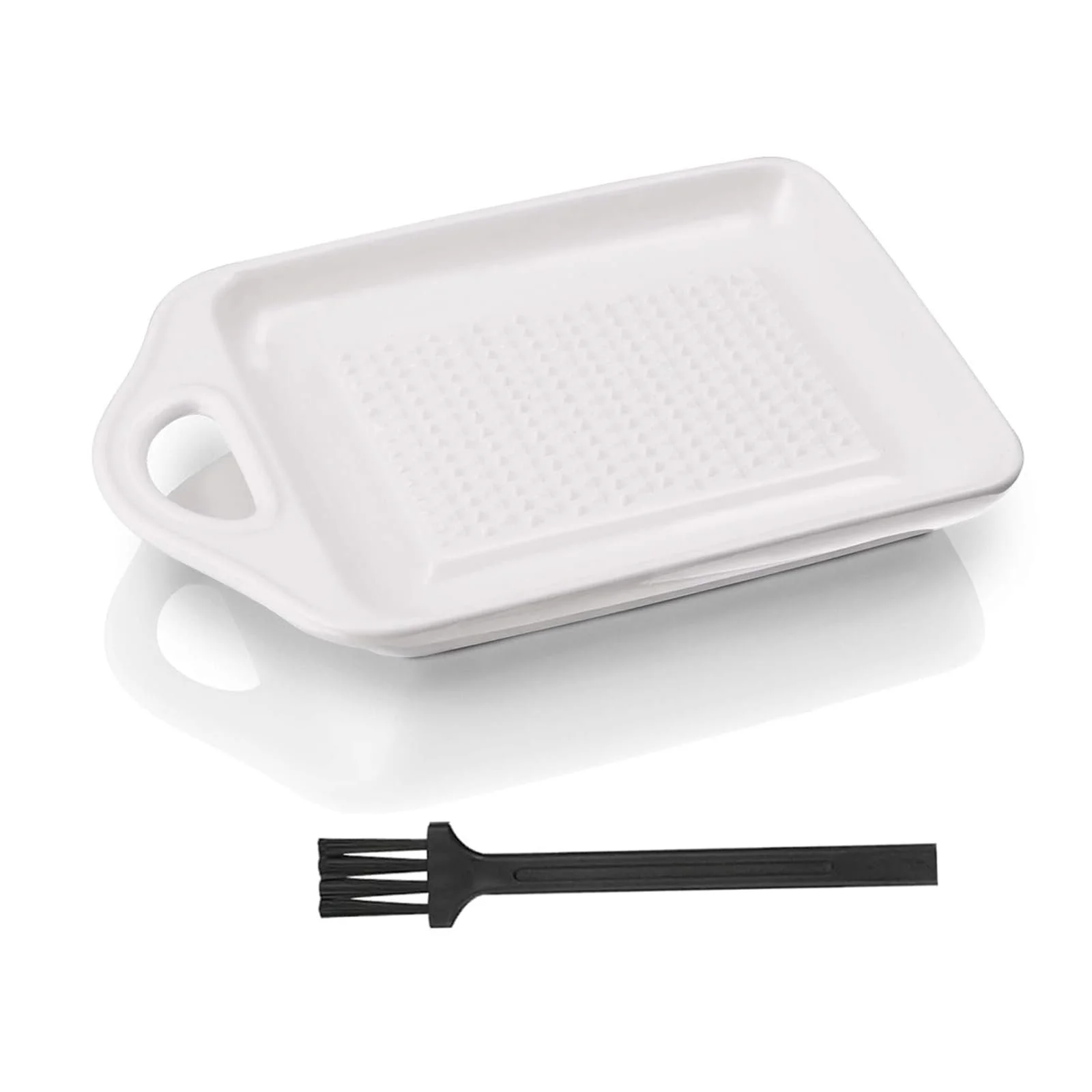 Терка керамічна, кругла порцелянова, фото №1