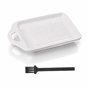 Терка керамічна, кругла порцелянова - Фото 1