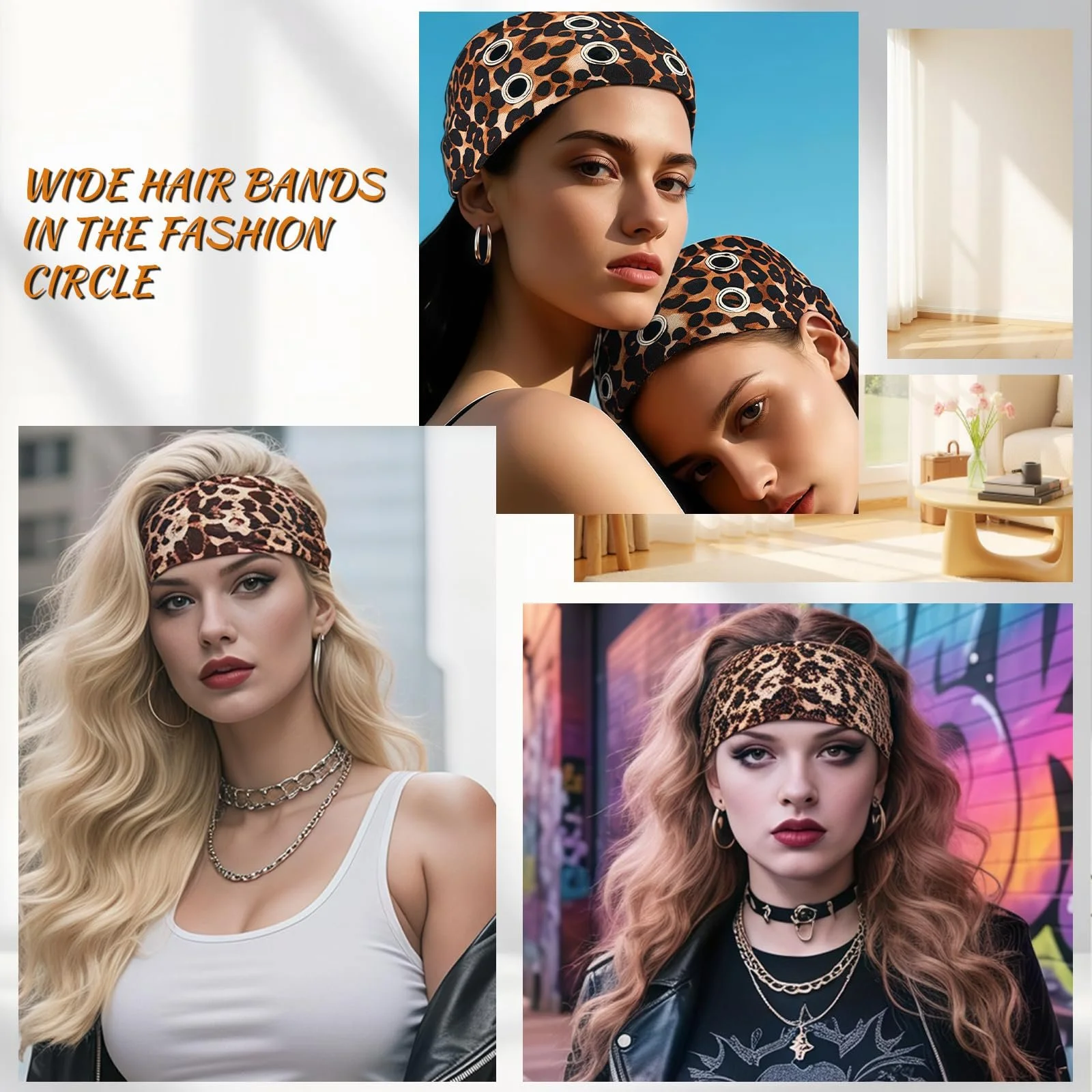 Набір з модних жіночих пов'язок для волосся, фото №4 Набір з модних жіночих пов'язок для волосся, фото №4