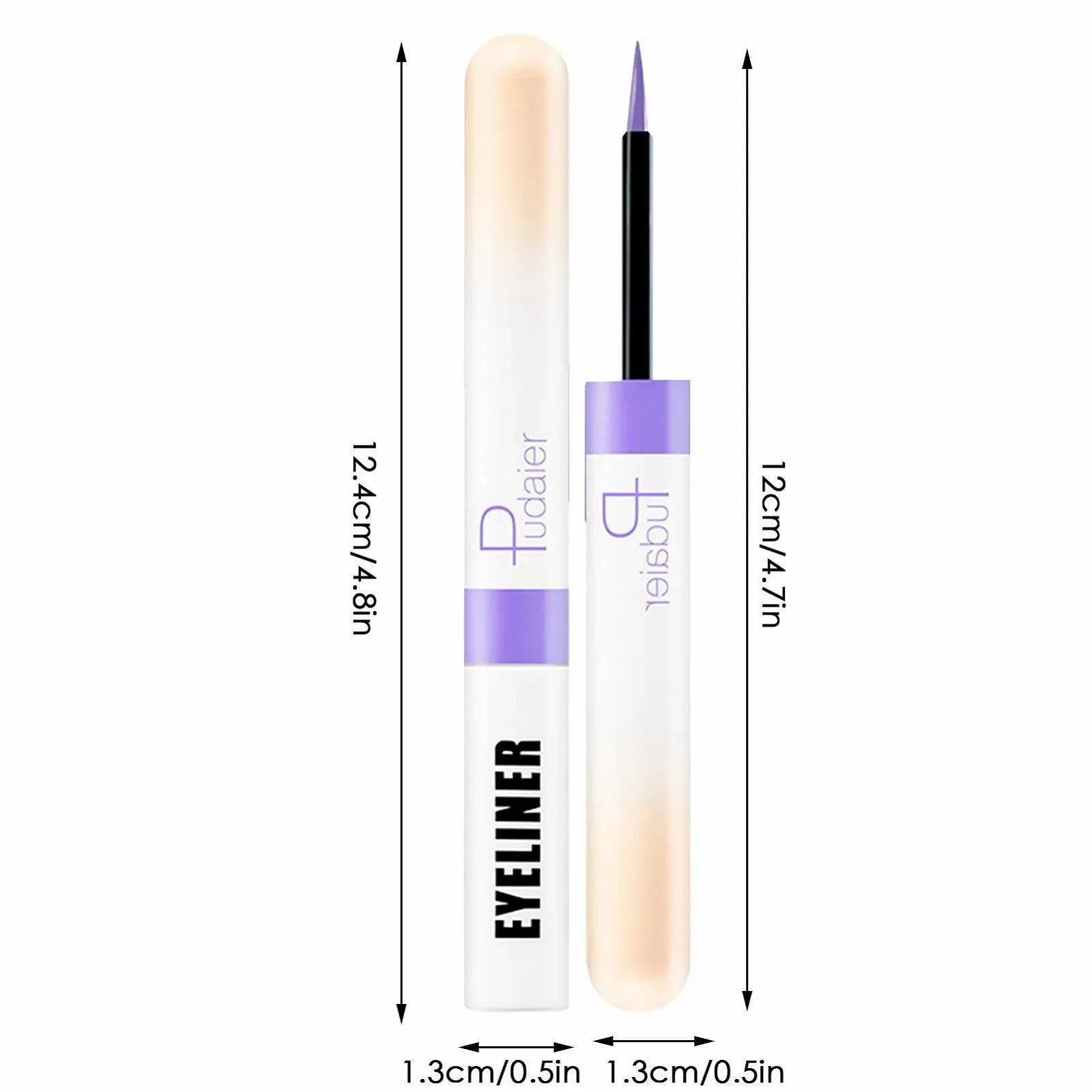 Підводка для очей Lingjiong водостійка, швидковисихаюча, довготривала з прецизійним кінчиком, фото №4