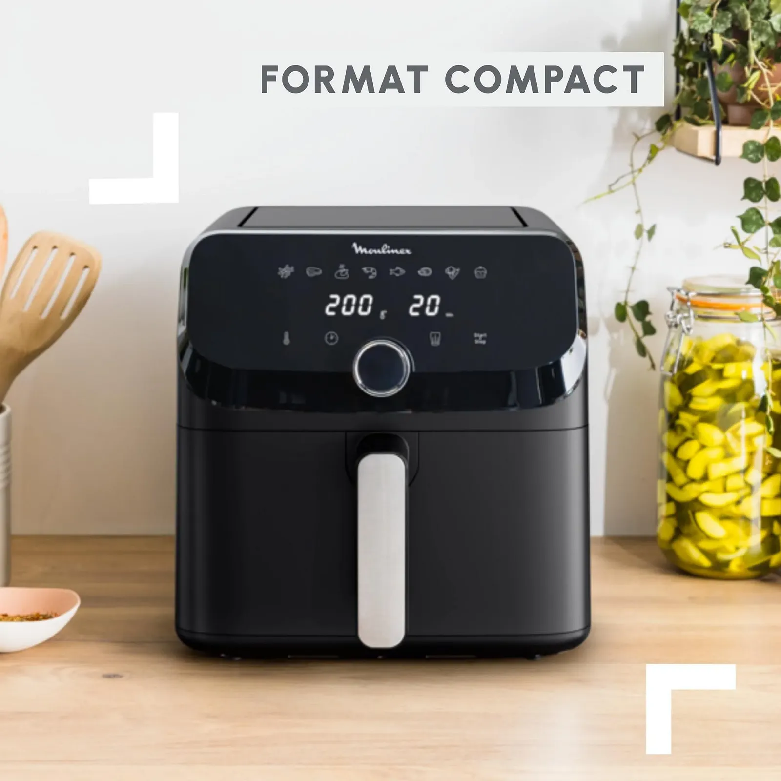 Мультипіч Moulinex Easy Fry Mega EZ8558F0 7.5 л 8 програм Чорна, фото №4 Мультипіч Moulinex Easy Fry Mega EZ8558F0 7.5 л 8 програм Чорна, фото №4