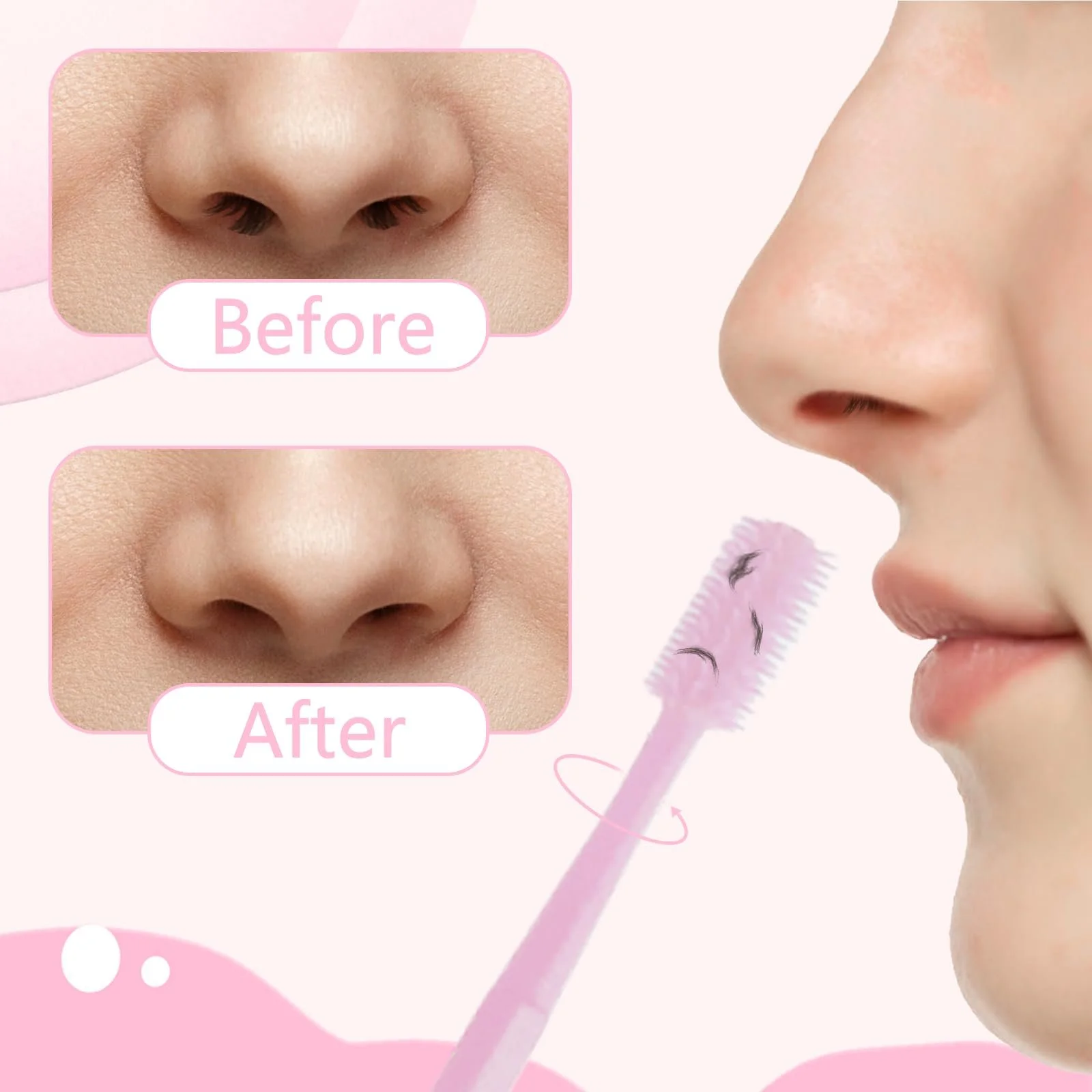 Тример FINEASY 2-в-1 Ротаційний Ручний 5 шт Ручний Для Носа Двосторонній, фото №5