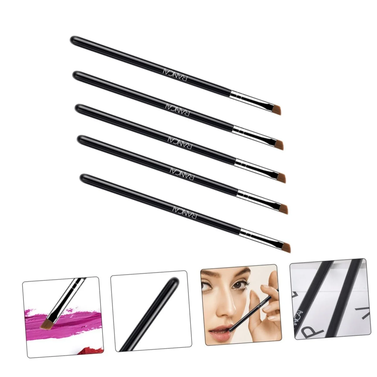 Пензлі для макіяжу Beaupretty, 10 шт, фото №4