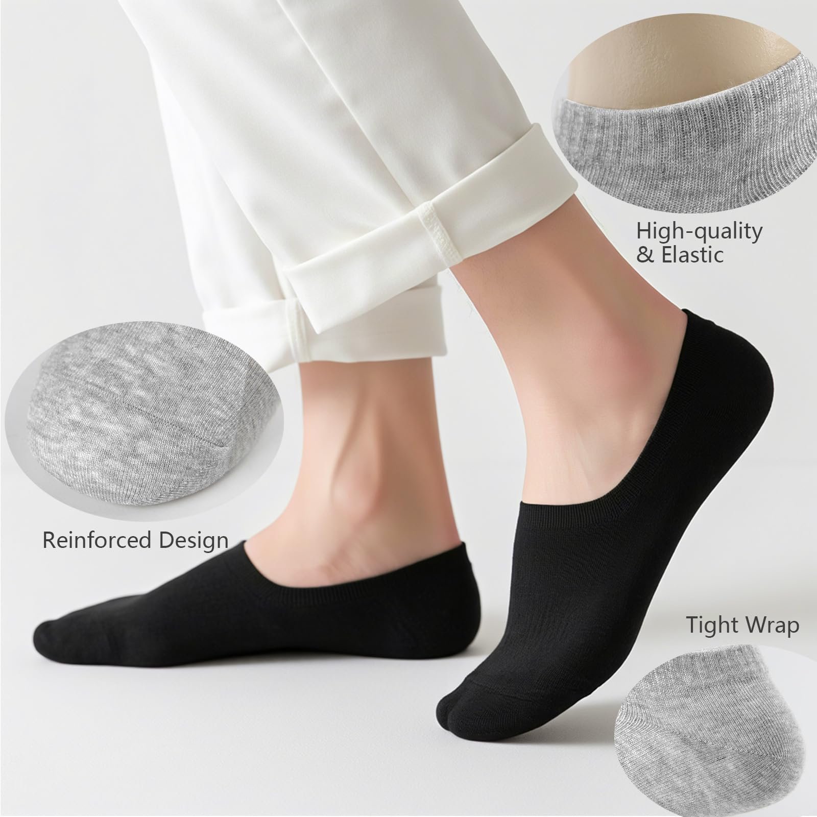 Носки Спортивные flintronic Женские Без следа Хлопок 35-38/39-42, фото №5