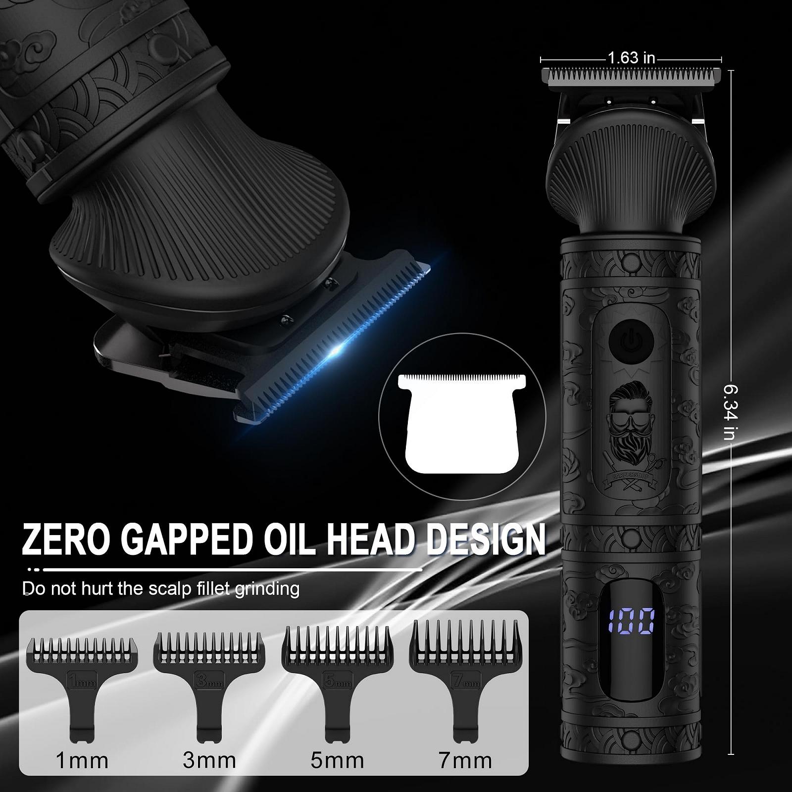 Набор для стрижки Surker Professional 7 in 1 Т-образный триммер Black, фото №4