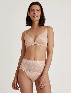 Бюстгальтер CALIDA Sensual Secrets Triangle Underwired Lightly Lined з регульованими бретелями synthetic.ua - Фото 1