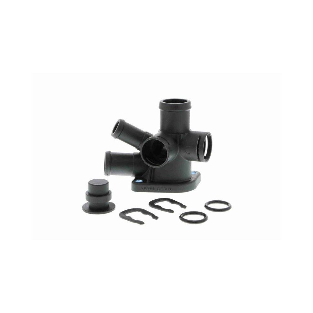 Фланець охолоджуючої рідини VAICO V10-0431 для AUDI VW VAG, фото №1 Фланець охолоджуючої рідини VAICO V10-0431 для AUDI VW VAG, фото №1