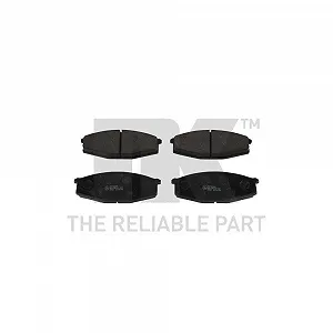 Комплект гальмівних колодок, дискове гальмо NK 222208 для NISSAN передня вісь - Фото 1