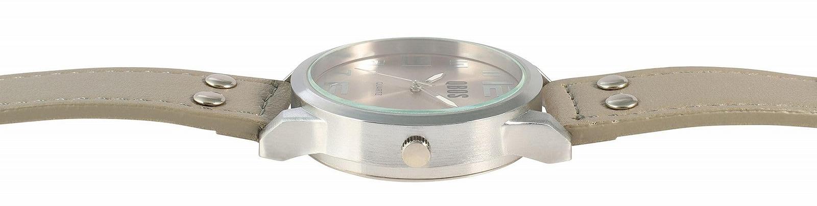 Унисекс часы QBOS с ремешком из искусственной кожи, фото №2