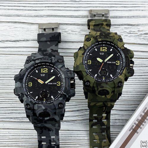 Годинник Skmei 1155B Military Gray, фото №5