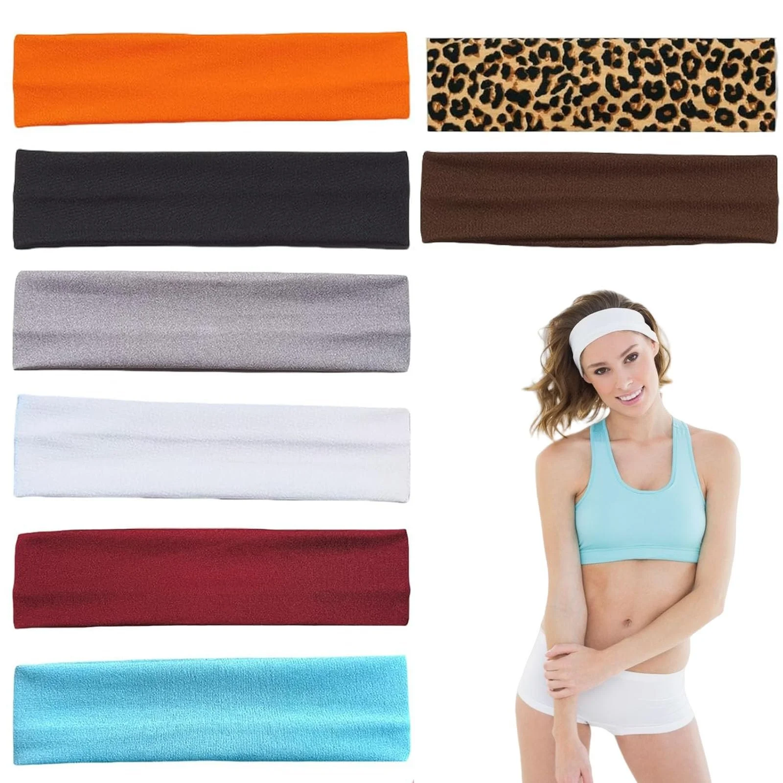 Жіноча тонка легка спортивна пов'язка Еластична, фото №1 Жіноча тонка легка спортивна пов'язка Еластична, фото №1