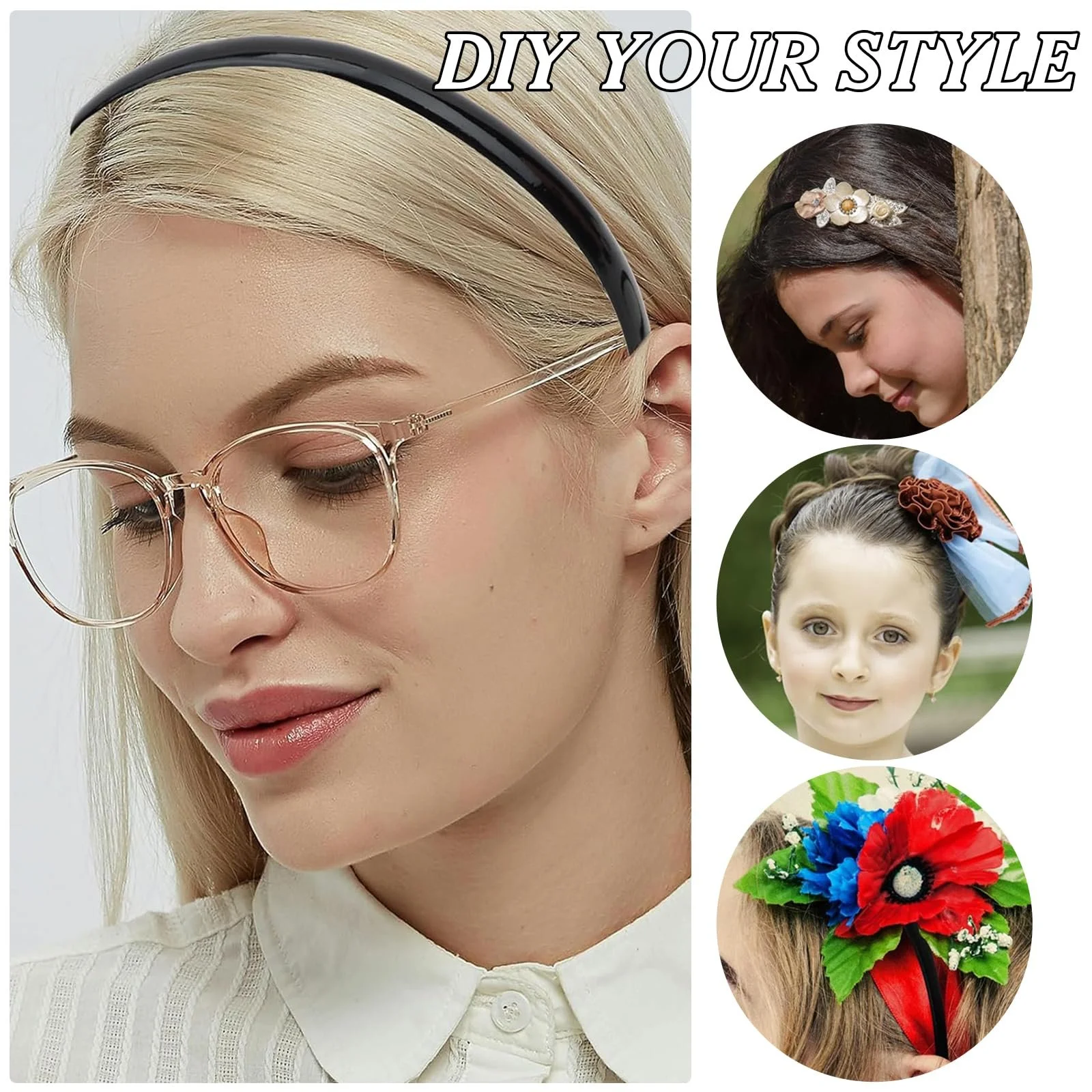 Обруч Черный (5 шт.) Широкий, фото №5 Обруч Черный (5 шт.) Широкий, фото №5