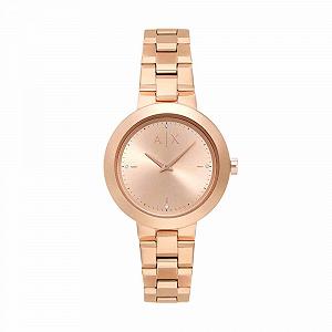 Часы женские Armani Exchange AX5177 Аналоговые Кварцевые Золотые - Фото 1