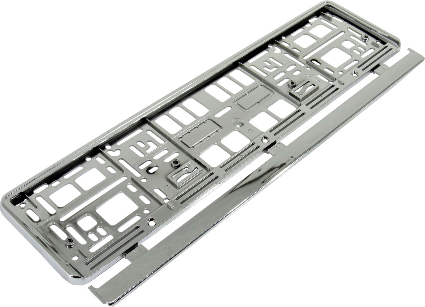 Рамка номерного знаку Vortex хром, фото №1