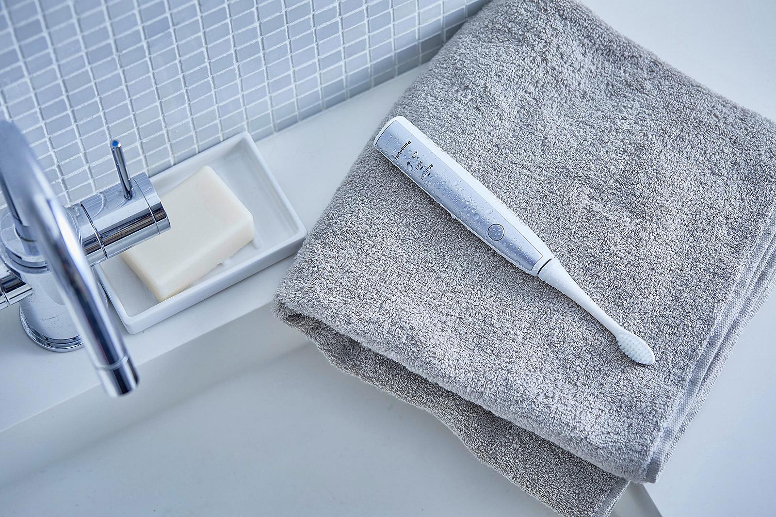 Електрична звукова зубна щітка Panasonic Sonic EW-DL75-S803 Silver, фото №8