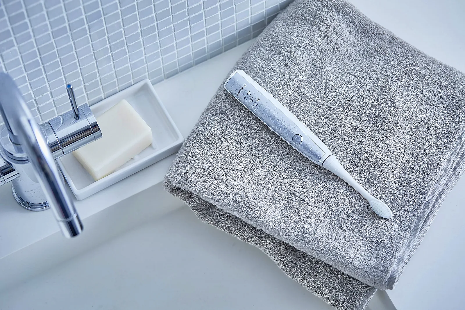 Электрическая звуковая зубная щетка Panasonic Sonic EW-DL75-S803 Silver, фото №8