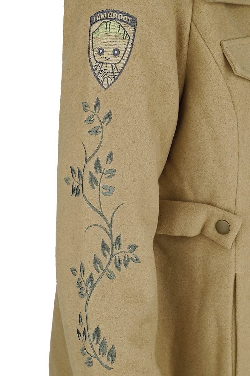 Зимняя куртка Guardians Of The Galaxy I Am Groot Женская Бежевый, фото №4