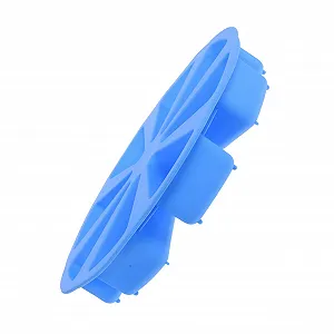 Купити Форма для випікання VALICLUD Трикутна Силіконова 8 комірок Дизайн часточок апельсина Помаранчева - Фото 1 Форма для випікання VALICLUD Трикутна Силіконова 8 комірок Дизайн часточок апельсина Помаранчева - Фото 1