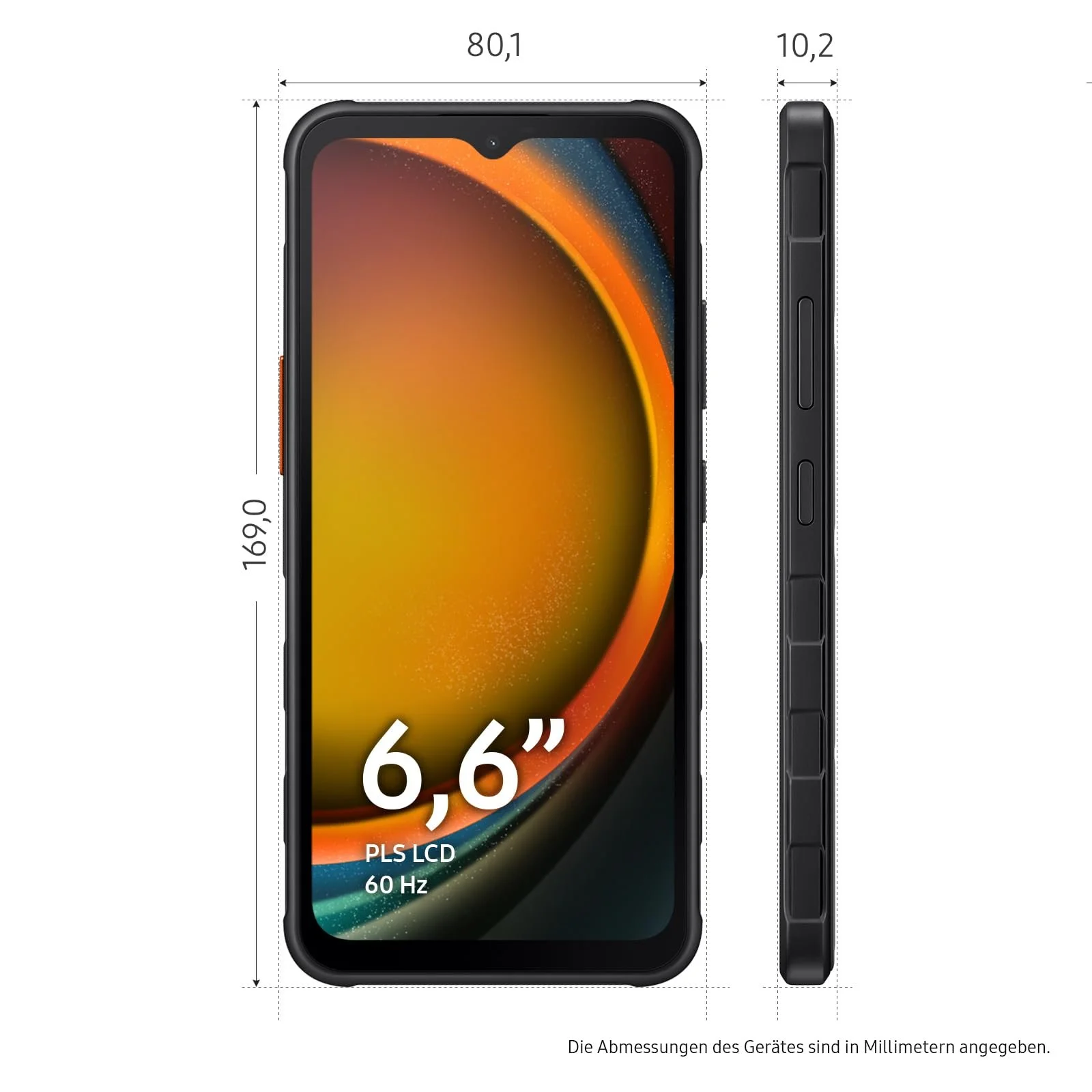 Защищенный смартфон Samsung Galaxy Xcover7 Enterprise Edition 6.6 дюймов Android 128 ГБ 4050 мАч Черный, фото №4