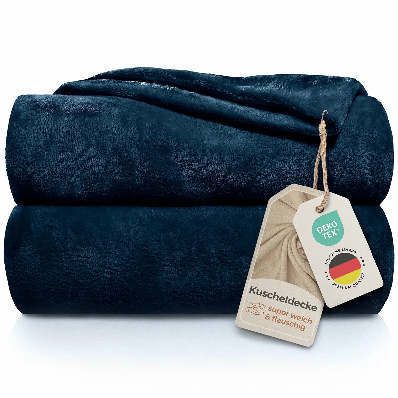 Покривало Gräfenstayn Флісова на Диван Кушетку (Синя, 150 x 130 см), фото №1