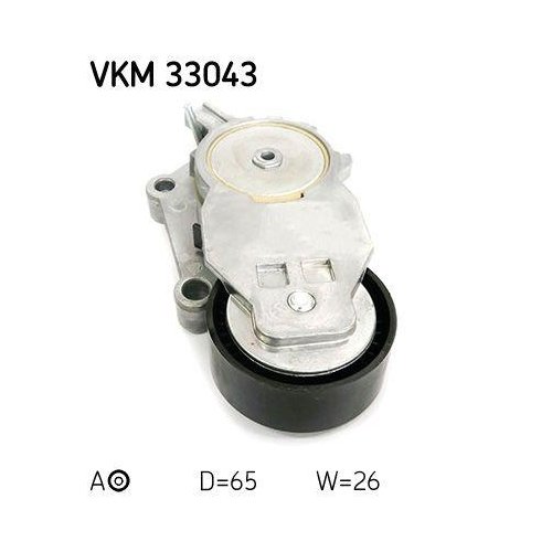 Натягувач поліклинового пасу SKF VKM 33043 для CITROËN FORD MAZDA MITSUBISHI, фото №2 Натягувач поліклинового пасу SKF VKM 33043 для CITROËN FORD MAZDA MITSUBISHI, фото №2