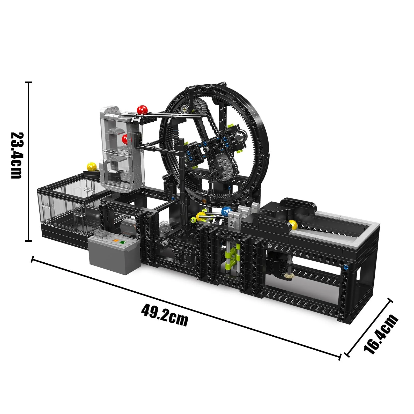 Конструктор Mould King 26015 Большой транспортер шариков, моторизированный планетарный лифт, 1009 деталей, фото №2
