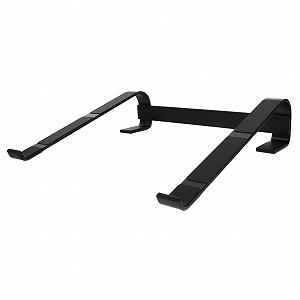 Подставка для ноутбука Портативная Легкая Настольная Подставка из Алюминиевого Сплава со Стабильной Грузоподъемностью Компактная Подставка для Ноутбука для Офиса Спальни и в Дороге Черная - Фото 1