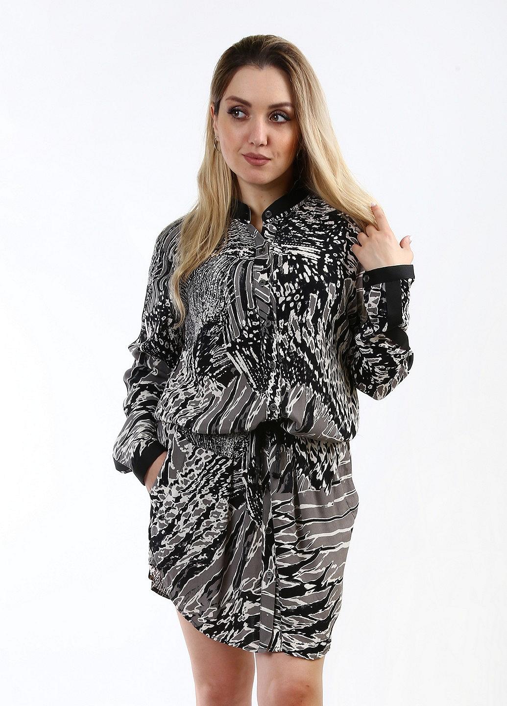 Платье NÜ Denmark S Черно-белый (GDG-532323-Black-and-white), фото №1