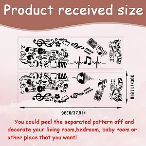 Наклейка на стіну ANATTASOUL Graffiti Style Headphones Self-Adhesive 2 шт. x 96 x 30 см synthetic.ua - Фото 1