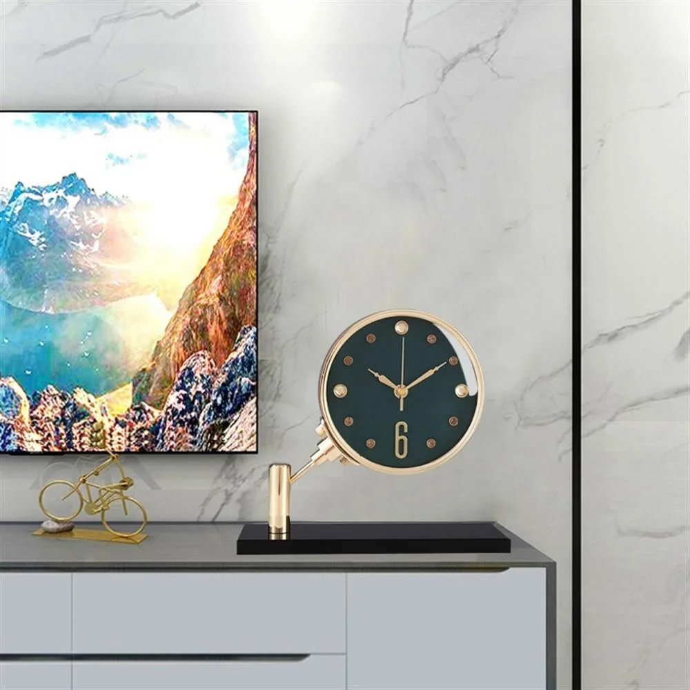 Настольные часы Aioneer, простые, тихие, не тикающие, из сплава, фото №6 Настольные часы Aioneer, простые, тихие, не тикающие, из сплава, фото №6