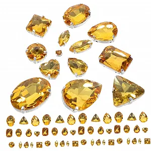 Стрази пришивні 1tasche Матові декоративні кристали для одягу та аксесуарів - Фото 1