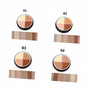 Крем-консилер Палетка FRCOLOR 4 Коригування для камуфляжу synthetic.ua - Фото 1