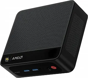 Мини ПК Beelink SER5 / AMD Ryzen 5 5600U / RAM 16GB / SSD 512GB / 1 x HDMI / 1 x LAN / Wi-Fi 6 / Bluetooth 5.2 / Windows 11 Pro / Черный - Фото 1