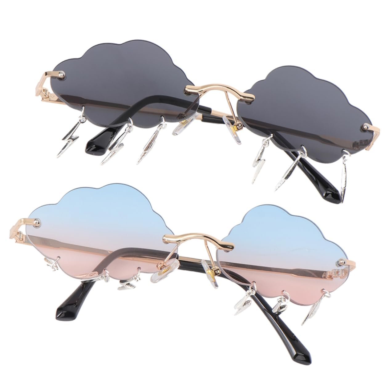 Набір сонцезахисних окулярів жіночих PACKOVE, 3 шт, без оправи, фото №8