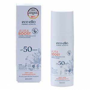 Солнцезащитный крем для лица eco elio Aura Boost SPF 50 50 мл - Фото 1
