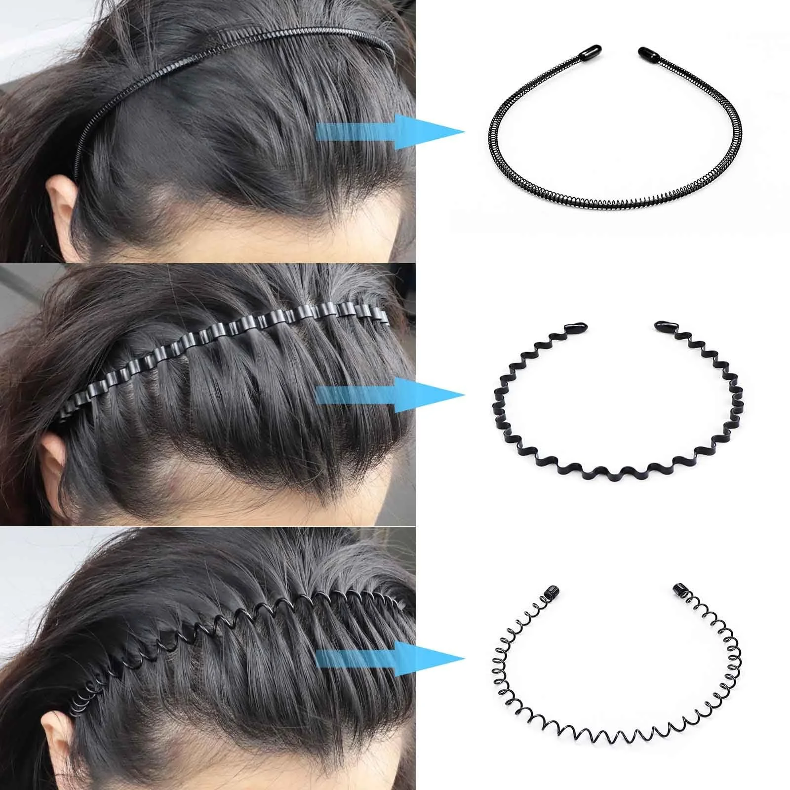 Обруч Kavya Металевий Набір 6 штук, фото №5