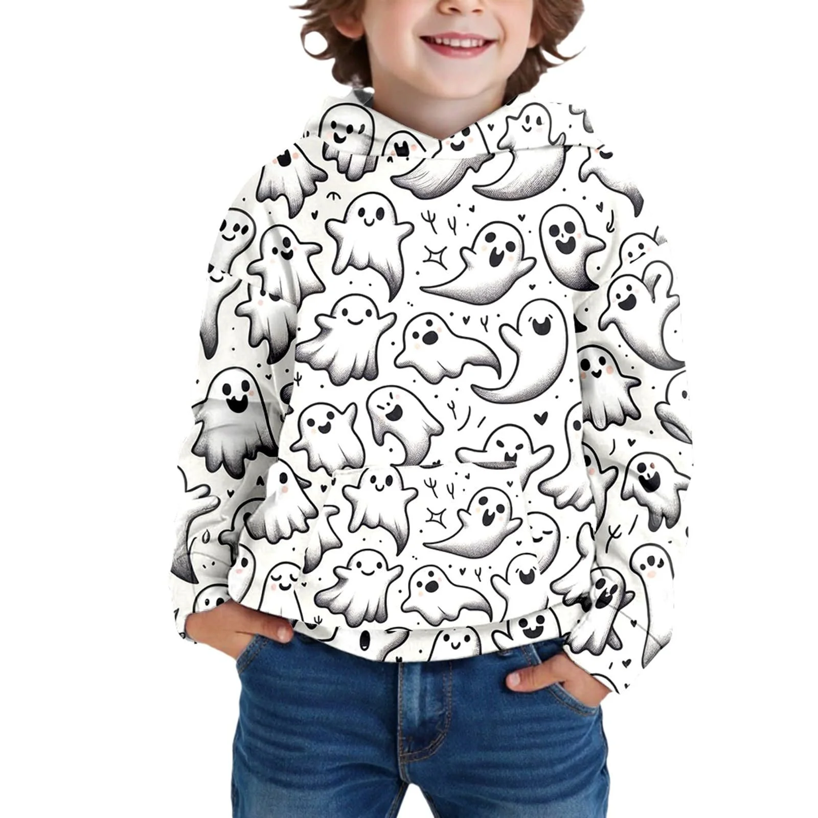 Худі Generisch Гарбуз на Хелловін для хлопчиків, фото №1