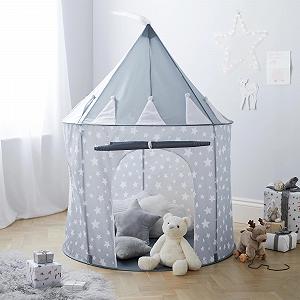 Игровой намет Relsy Pop Up Детский для дома/улицы Звездный узор 100 см x 135 см Серый synthetic.ua - Фото 1