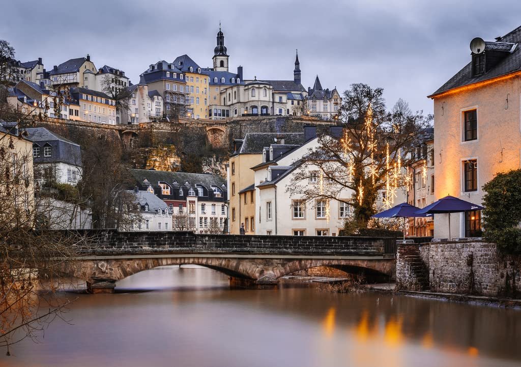 Пазл Lais Puzzle The Grund in Luxembourg City 1000 деталей, фото №3