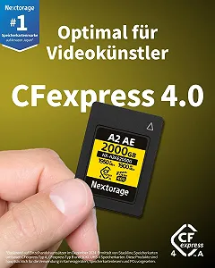 Карта памяти Nextorage Advanced Edition NX-A2AE1000G 1000GB CFexpress 4.0 Type A цена на synthetic.ua - Фото 1 Карта памяти Nextorage Advanced Edition NX-A2AE1000G 1000GB CFexpress 4.0 Type A synthetic.ua - Фото 1