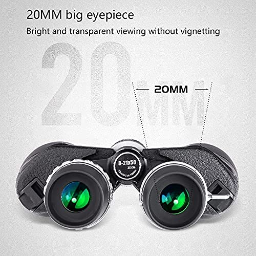 Бинокль DERBUT 8-21x50 HD BAK7 Prism Low Light Handteleskop, фото №6