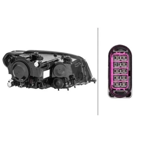 Фара головного света HELLA 1EA 012 286-051 для VW, левая, фото №2
