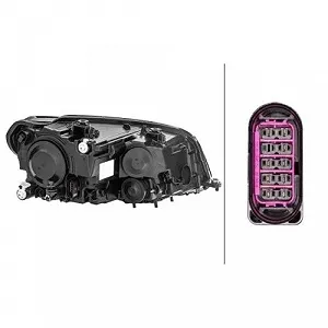 Фара головного света HELLA 1EA 012 286-051 для VW, левая synthetic.ua - Фото 1